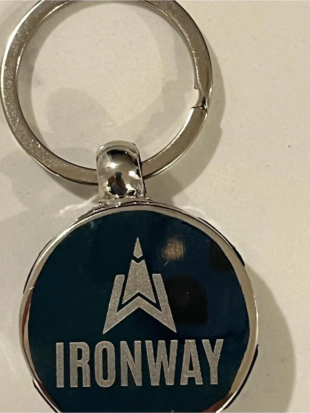 IronWay Black Keychain Compass with Green Markings. Never lose Your Way. NWT